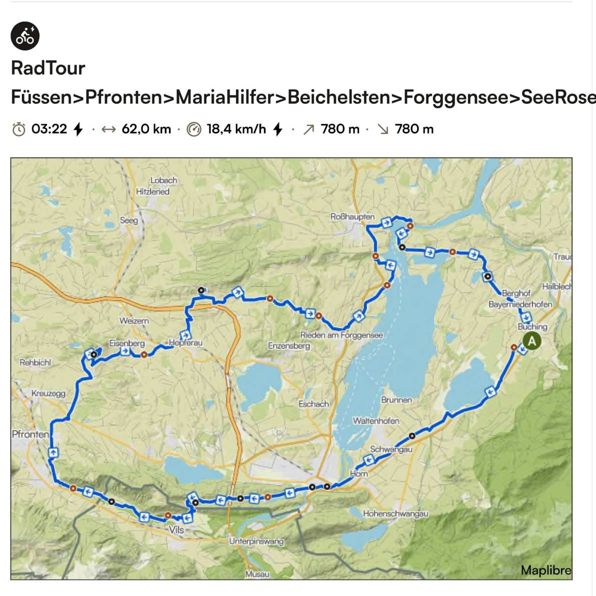 20260814_RadTour_Pfrontrn-MariaHilfer-ForggenSee_62km